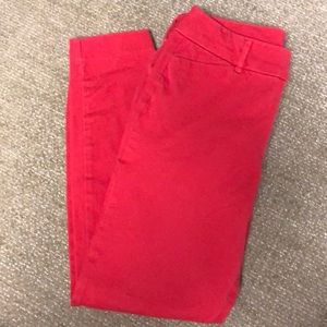 Red Old Navy Pixie Pants